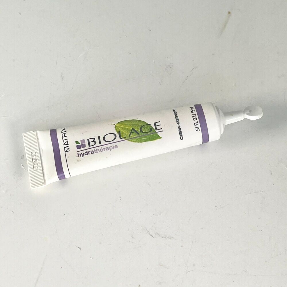Matrix Biolage HydraTherapie Cera-Repair Hair Mask Damaged Single Use .51 oz New